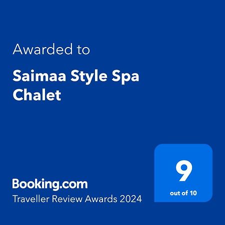 Saimaa Style Spa Chalet อิมาตรา ภายนอก รูปภาพ